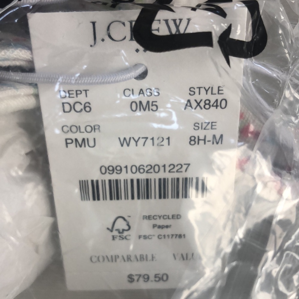 NWT J.Crew Factory Sneakers (Tie-Dye) - Picture 5 of 6
